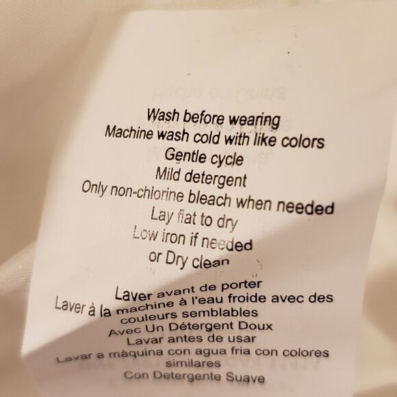 Q & A Maternity white dress 👗 size Medium NWT - Picture 11 of 11